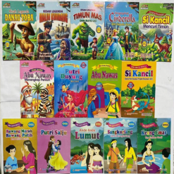 Buku Dongeng DWI BAHASA Seri Cerita Rakyat Dunia Bilingual Indonesia Inggris BERWARNA BERGAMBAR