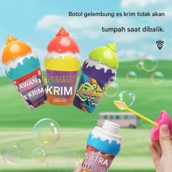 [LOGU] Mainan Gelembung Sabun Anti Tumpah – Bubble Toy Anak Bentuk Ice Cream Non Spill