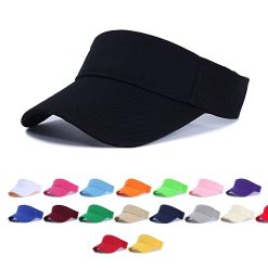 Topi Visor Polos Unisex Topi Outdoor Sporty Anti Matahari Topi Santai Harian Banyak Warna Topi Fashion Simpel