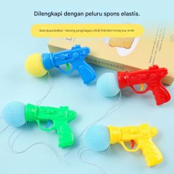 Mainan Pistol Bola Spons Anak Toy Gun Soft Ball Shooter untuk Hiburan dan Permainan