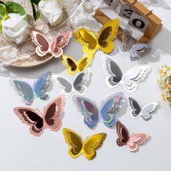 Kupu Kupu Dekorasi 3D untuk Buket, Hampers & Hiasan Dinding Estetik