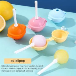 Cetakan Es Krim Lollipop, Cetakan Es Krim Homemade & Es Batu Kreatif