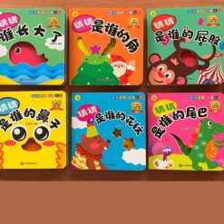 Buku Board Book Edukasi Bayi 0-3 Tahun Cerita Mandarin Bergambar