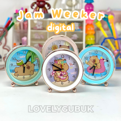 Jam Weker Jam Alarm Kartun Karakter Imut Fashion Hiasan Kamar Tidur Hadiah Lucu