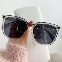 Kacamata Hitam Retro D Frame Unisex Vintage Fashion UV400 Bingkai Full Frame Stylish