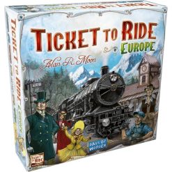 Board Game Ticket to Ride Europe Permainan Strategi Kereta Api Klasik game