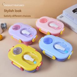 Lunch Box Anak Character Submarine Stainless & Game Console - Tempat Bekal Makan Bento Set Alat Makan Anti Bocor