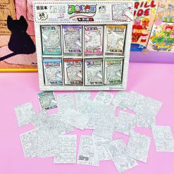 buku gambar garis mini untuk doodle, buku mewarnai kosong, buku sketsa khusus cat air