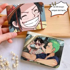 Dompet Pelindung Surat Izin Mengemudi One Piece yang Terlihat Tinggi Penutup Dokumen Menyenangkan Surat