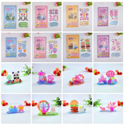 Stiker 3D Glow In The Dark, DIY Mainan Susun Dekorasi Hewan Lucu Anak