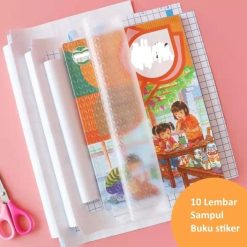 Sampul buku stiker, self adhesive book cover, sampul buku diamond