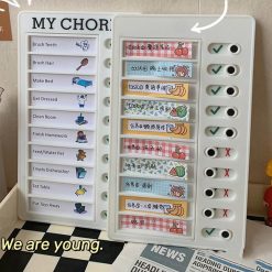 Time table my chores, Papan to do list, Papan jadwal belajar memoboard
