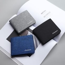 Dompet Pria Merek Trendi Fashion Dompet Pelajar Kasual Sederhana Dompet SIM Multifungsi Paket