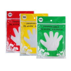 Sarung Tangan Plastik TPE Food Grade Tebal Sekali Pakai, Disposable Gloves Makan Ayam Restoran Salon Higienis Individu