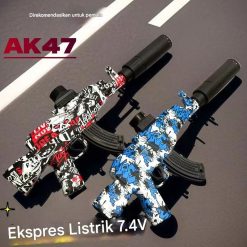 Mainan Pistol Elektrik Peluru Lembut Toy Gun Graffiti Style Automatic Untuk Permainan Seru