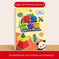 Buku Gambar Magic 3D Kreatif Anak Buku Mewarnai Menggambar Ilusi 3 Dimensi Buku Aktivitas Seni
