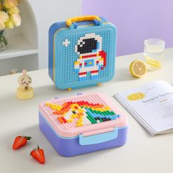 Kotak bekal Brick bisa bongkar dan pasang, Set kotak bekal.