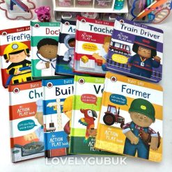 Ladybird Buku Board Book Lift the Flaps Seri Busy Day Farmer An Action Play Book Cerita Cita-Cita Profesi Anak