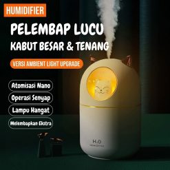 Humidifier USB Mini Senyap, Diffuser Aroma  Anti Bau Ruangan Mobil Aman Bayi
