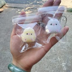 Gantungan kunci squishy liltle chick, Gantungan kunci lucu empuk