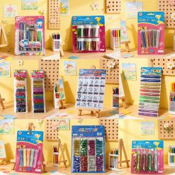 Perlengkapan Craft Anak DIY Art & Craft Glitter Glue Glitter Bubuk Mata Boneka Googly Eyes Aneka Variasi untuk Kerajinan